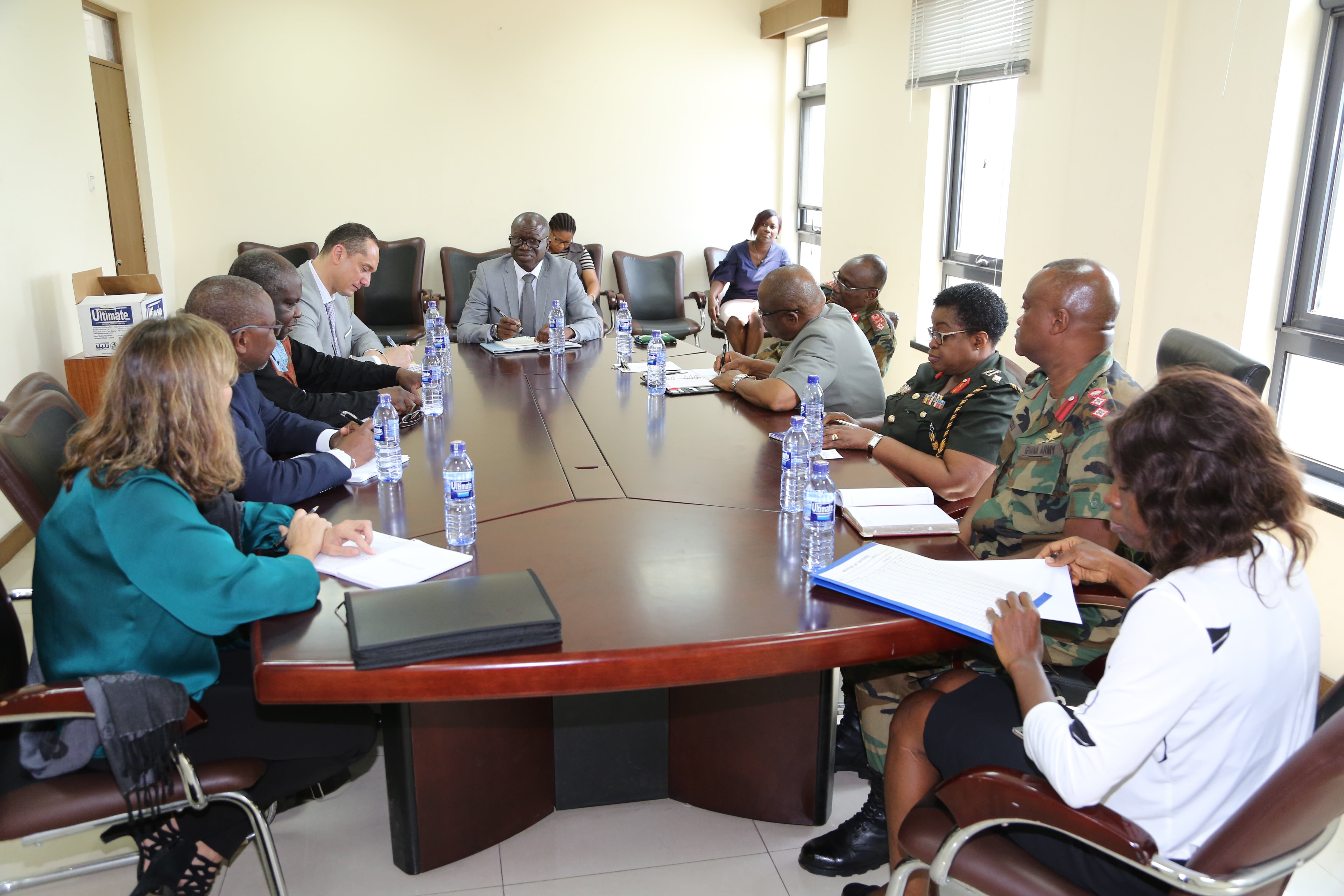 You are currently viewing UN REPRESENTATIVES VISIT MoD