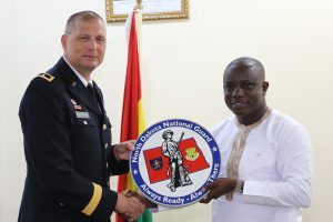 Read more about the article ADJUTANT GENERAL OF NORTH DAKOTA NATIONAL GUARD CALLS ON DEFENCE MINISTER
