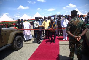 Read more about the article Commander-In-Chief Commissions Operational Vehicles for The Ghana Armed Forces