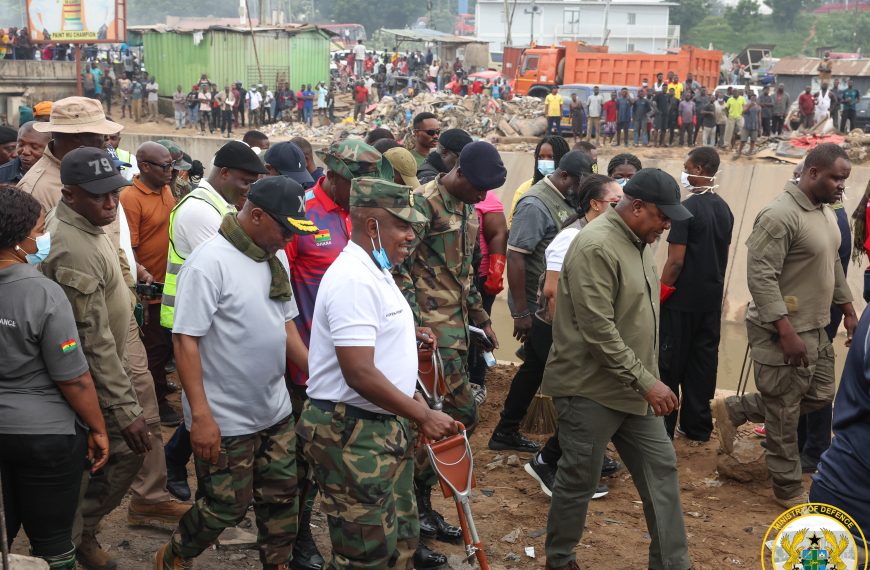 President Mahama Leads National Clean-up Exercise in Alajo Community