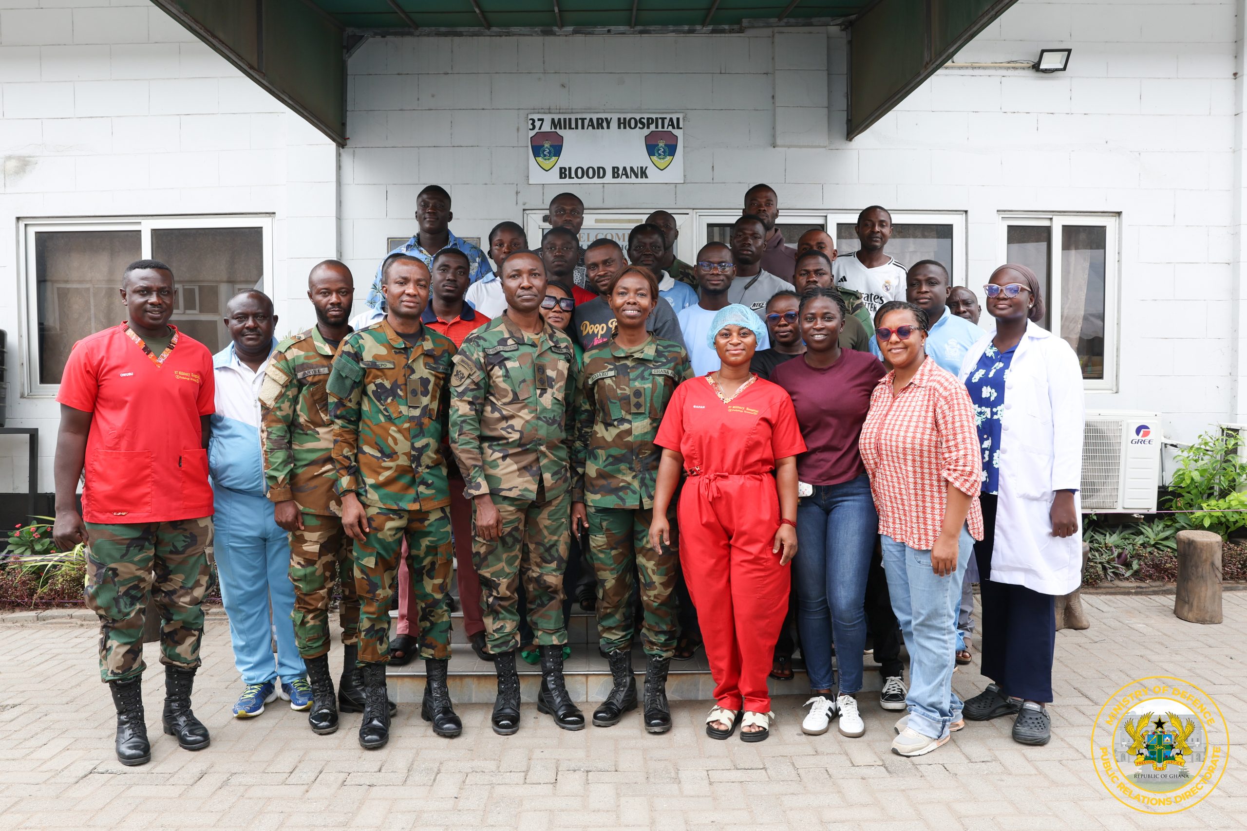 You are currently viewing Ministry of Defence Joins Nationwide Blood Donation Drive in Honour of Eight Fallen Heroes