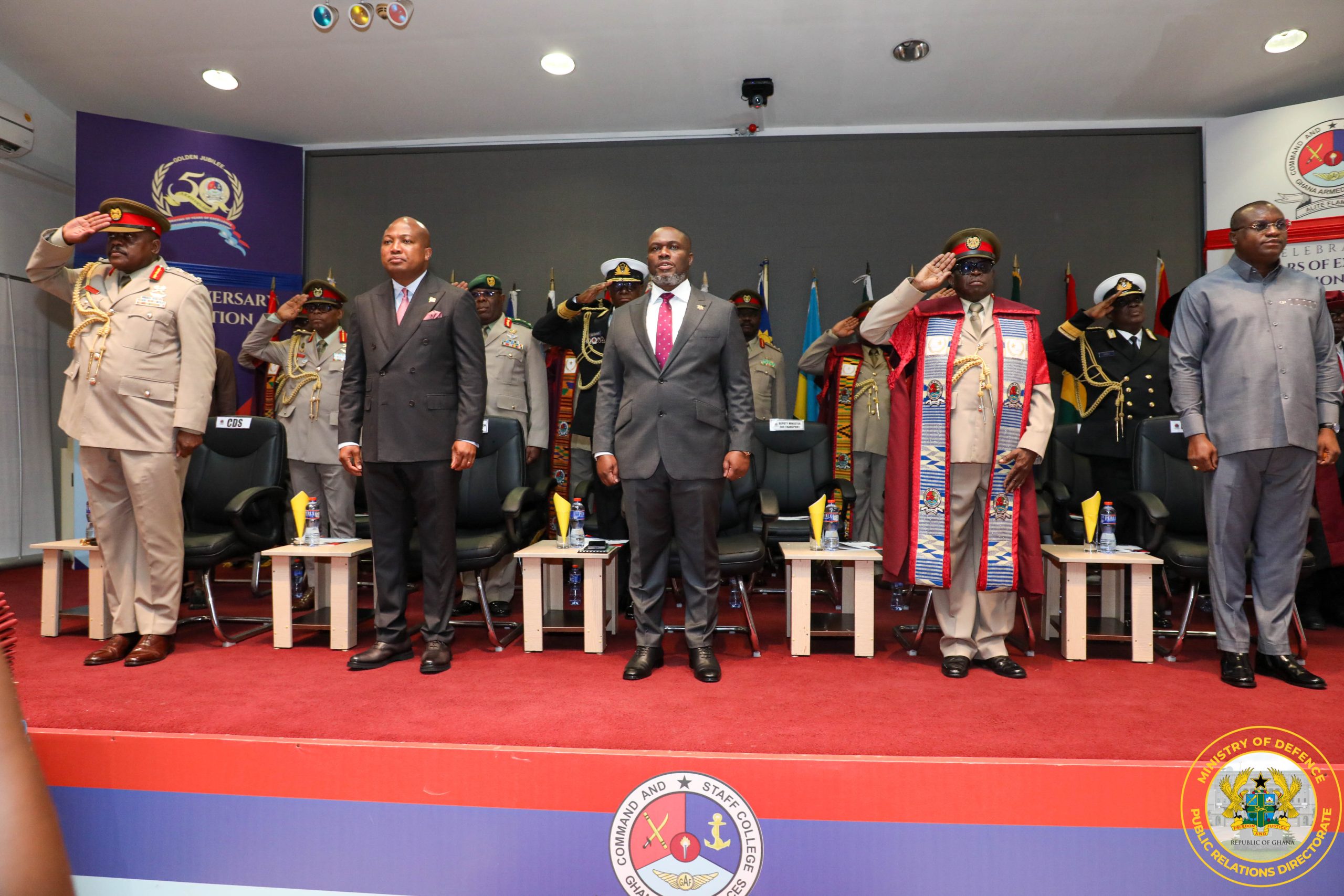 Read more about the article Ghana Armed Forces Command and Staff College holds 50th Anniversary Joint Graduation