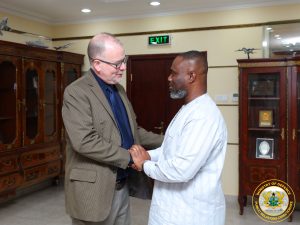 Read more about the article US Chargé d’Affaires Pays Courtesy Call on Defence Minister to Reaffirm Bilateral Security Cooperation