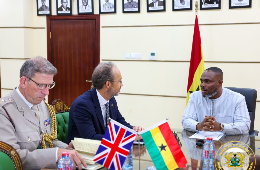 Ghana, UK Explore Deeper Defence and Security Cooperation