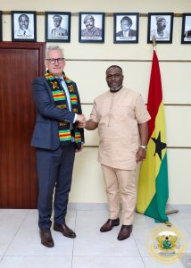 Read more about the article EU Ambassador Calls on Defence Minister to Deepen Ghana–EU Security Partnership